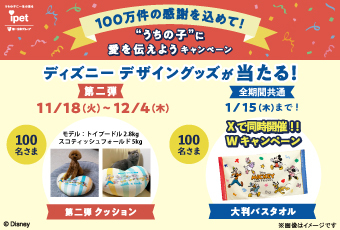 うちの子に愛を伝えようキャンペーン 第一弾実施中！