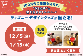 うちの子に愛を伝えようキャンペーン 第三弾実施中！