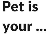 Pet is your...